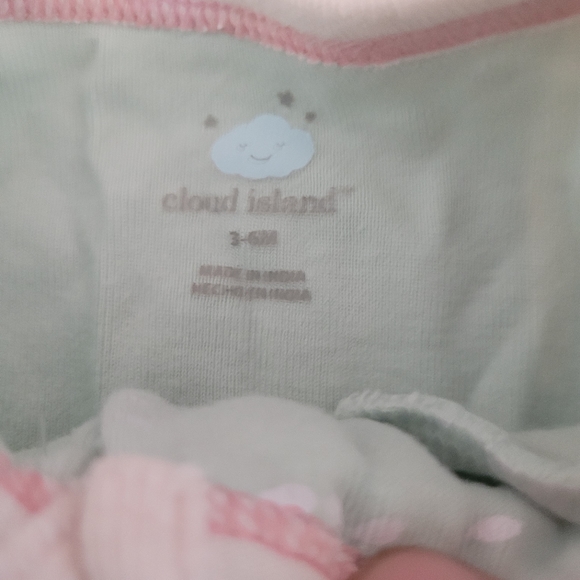 Cloud Island Sleeper Footie Zipper 3-6 months - Picture 2 of 2